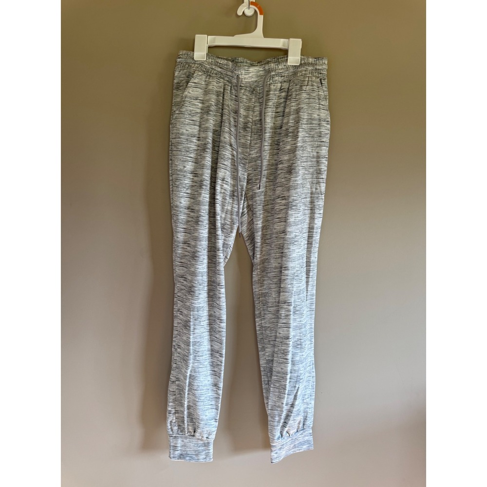 Shosh Womens Gray Space Dye Joggers Drawstring Lounge Pants 9TRK16-SD07 Large‎